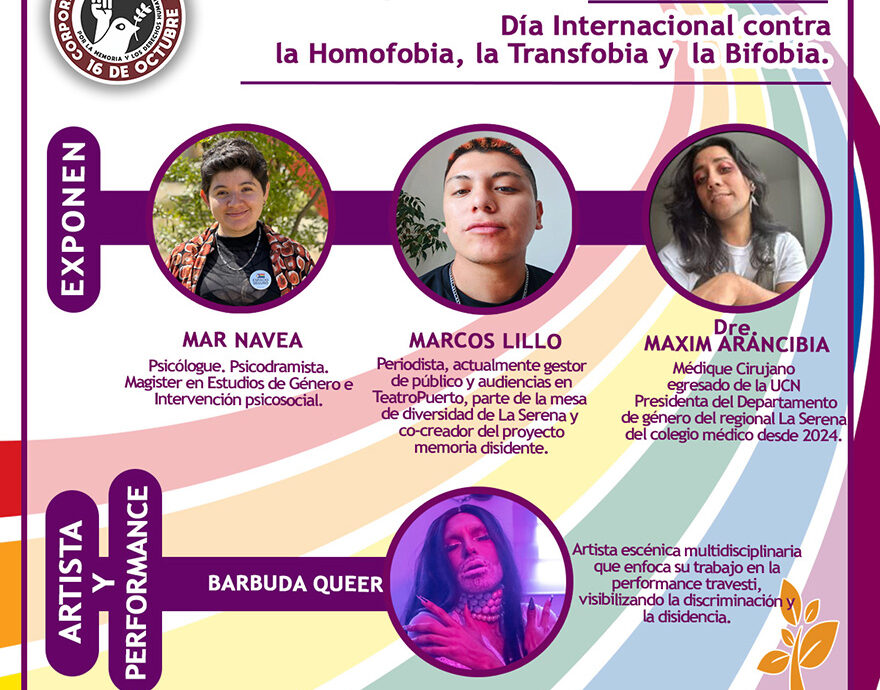 Seminario: Día Internacional contra la Homofobia, la Transfobia y la Bifobia