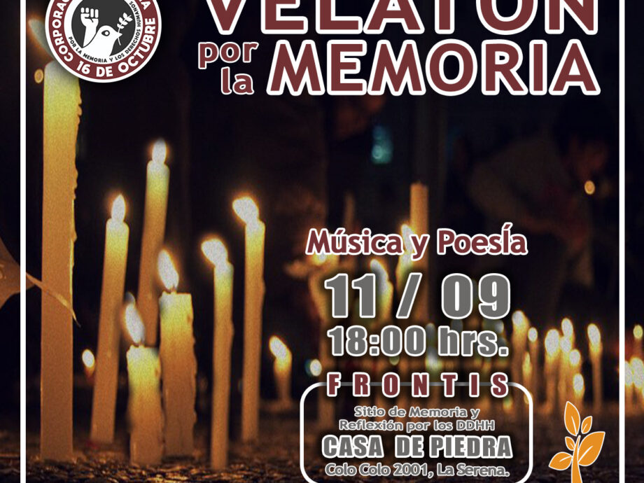 Velatón por la memoria